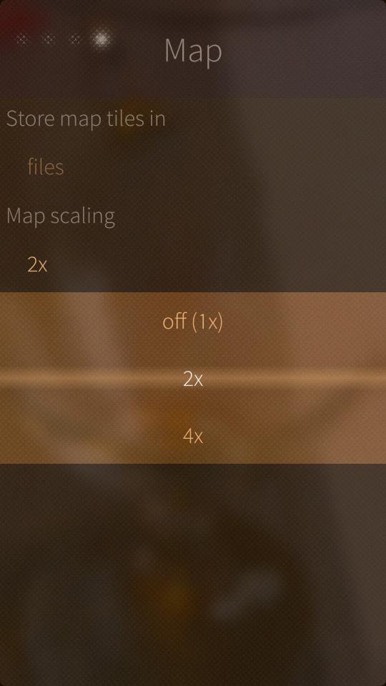 map scale settings